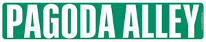 PAGODA ALLEY Strassenschild